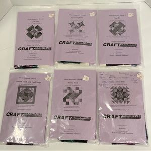 Lot of 6 Marti Michell Perfect Patchwork Square Kits